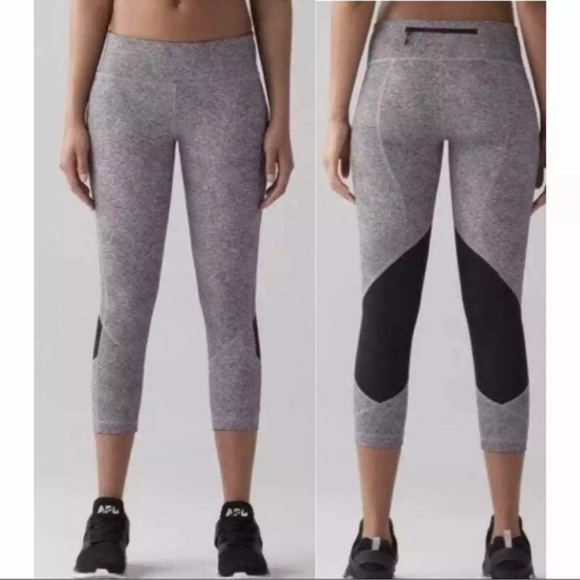 Lululemon Pace Rival Crop Leggings. Size 6. - Picture 1 of 8